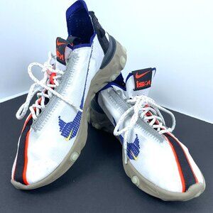 Nike React ISPA WR Athletic Lace Up Running Shoes Men's AR8555-100 Size 5.5